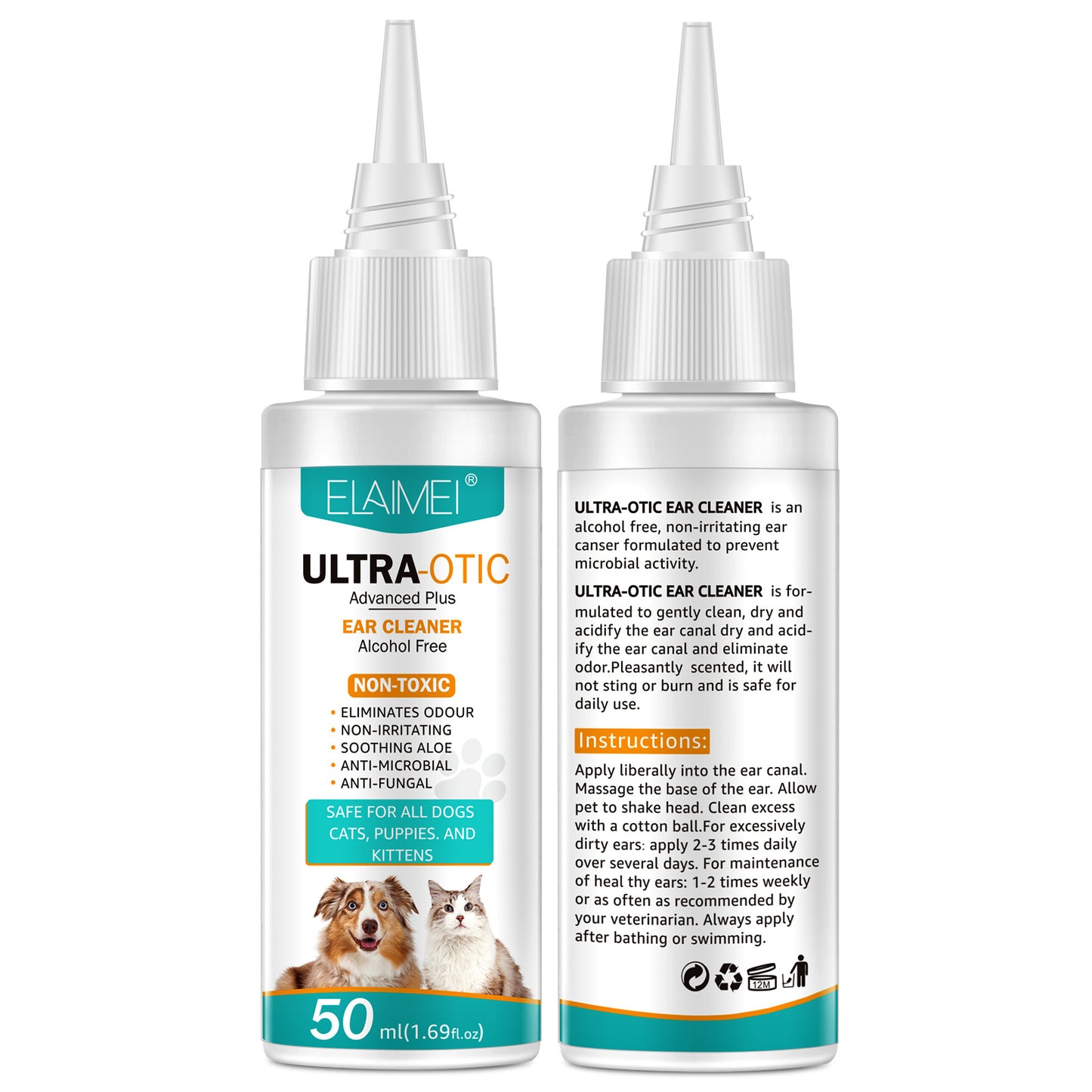 Pet Ear Cleaner Solution