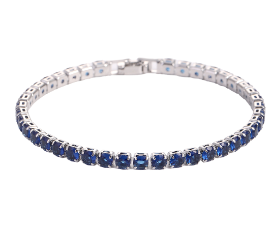 Hip Hop Micro Zircon Tennis Bracelet Set