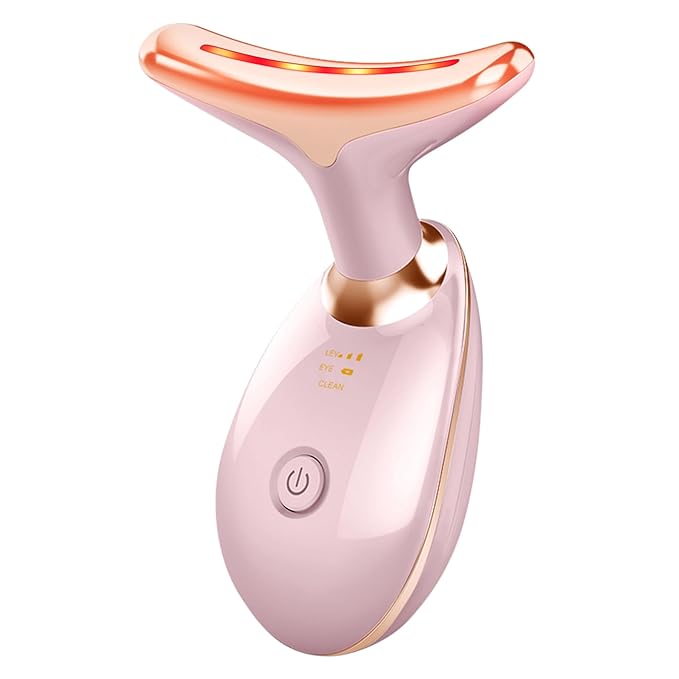 7-Color LED Microcurrent Facial & Neck Massager