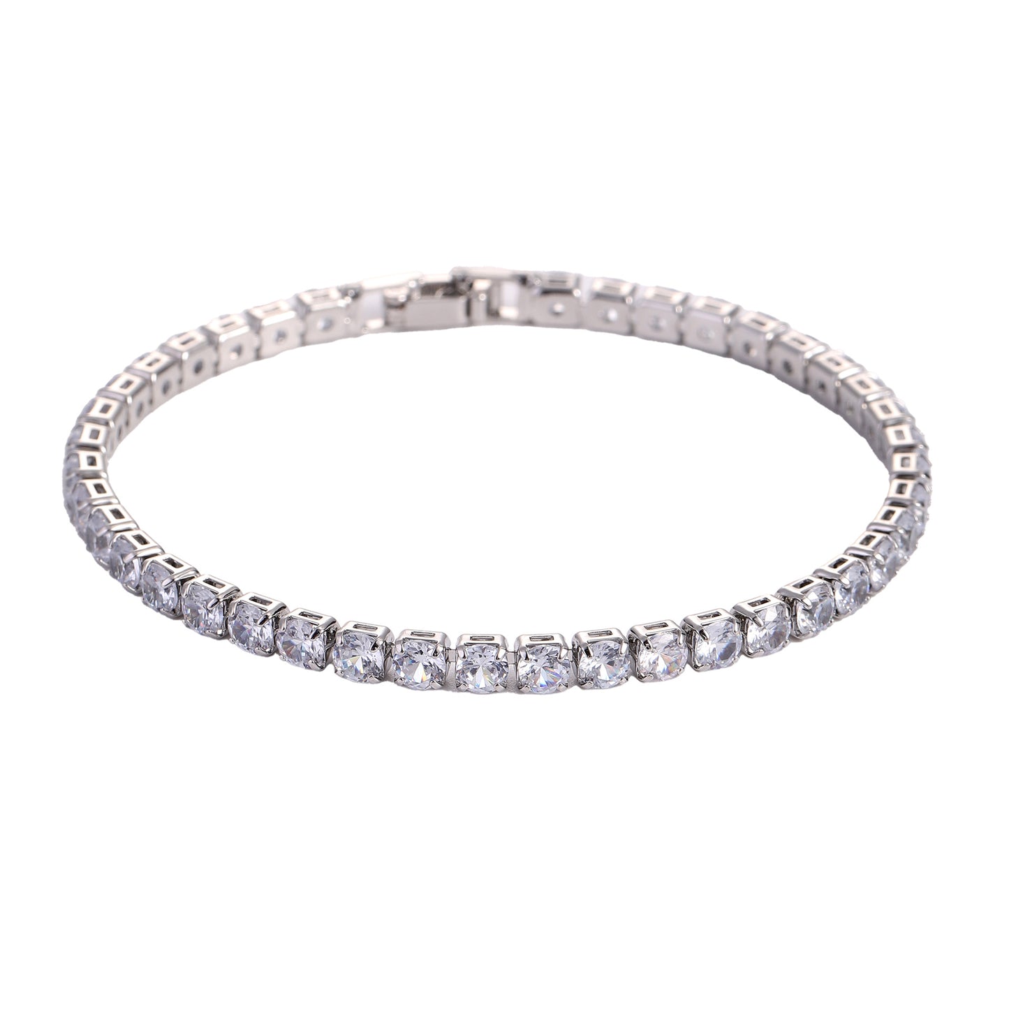 Hip Hop Micro Zircon Tennis Bracelet Set
