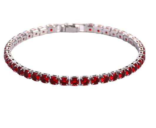 Hip Hop Micro Zircon Tennis Bracelet Set