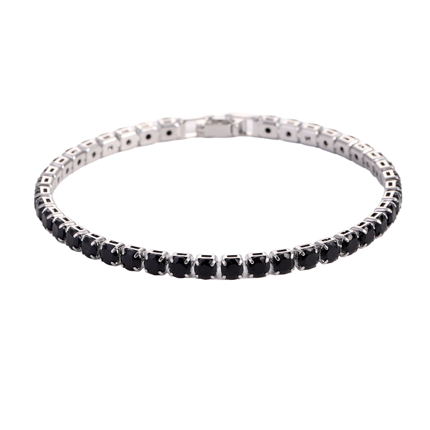 Hip Hop Micro Zircon Tennis Bracelet Set