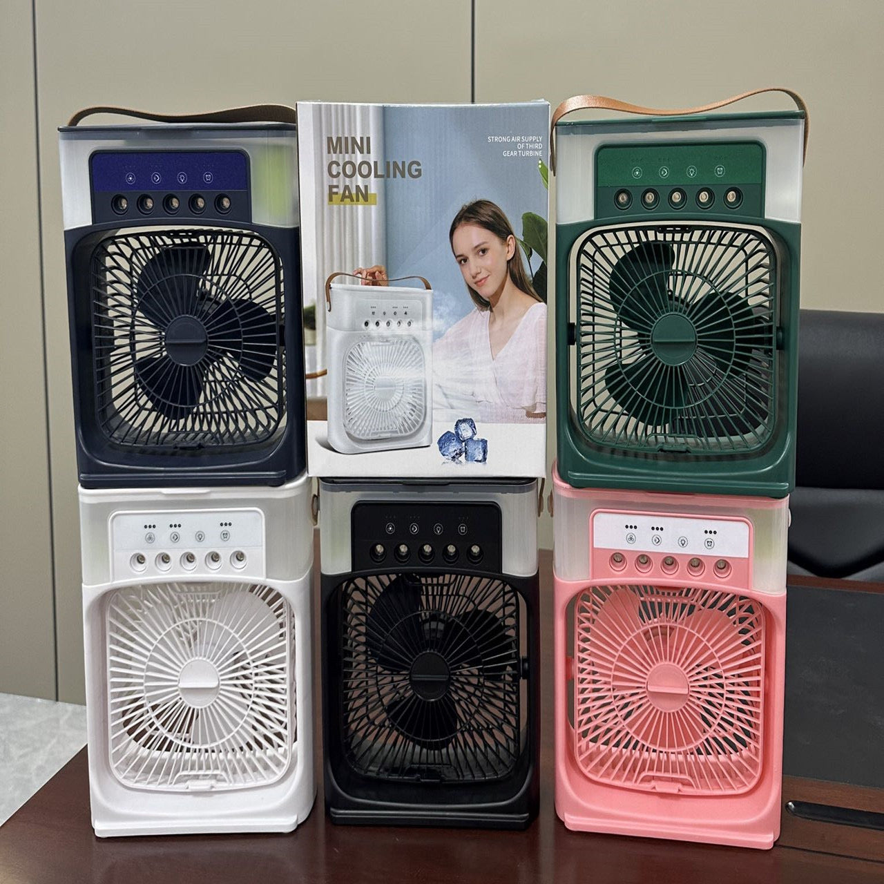 Portable All-in-One Air Cooler Fan – Mini AC for Room, Office & Car