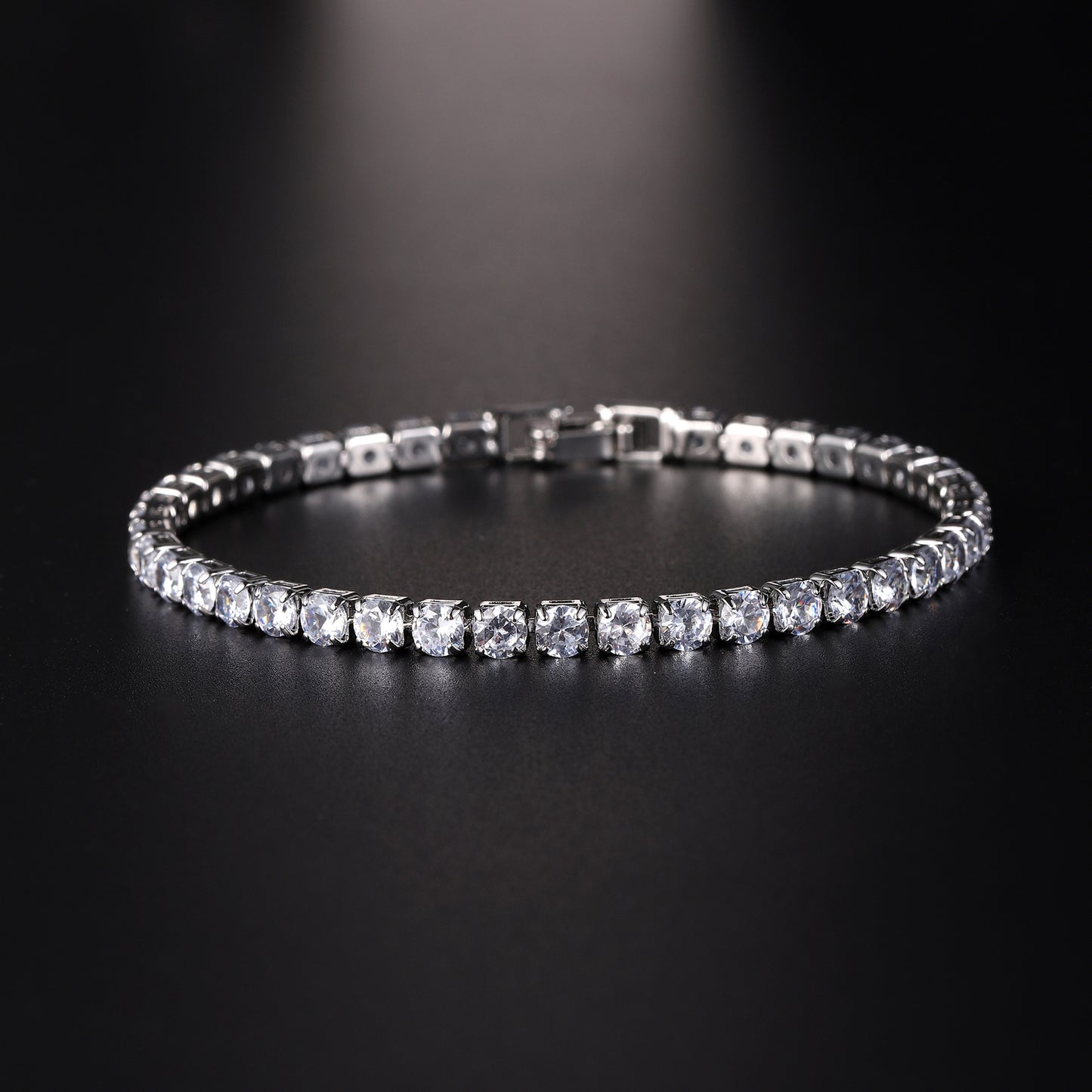 Hip Hop Micro Zircon Tennis Bracelet Set