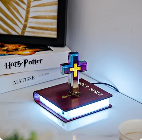 Magnetic Floating Book Night Light