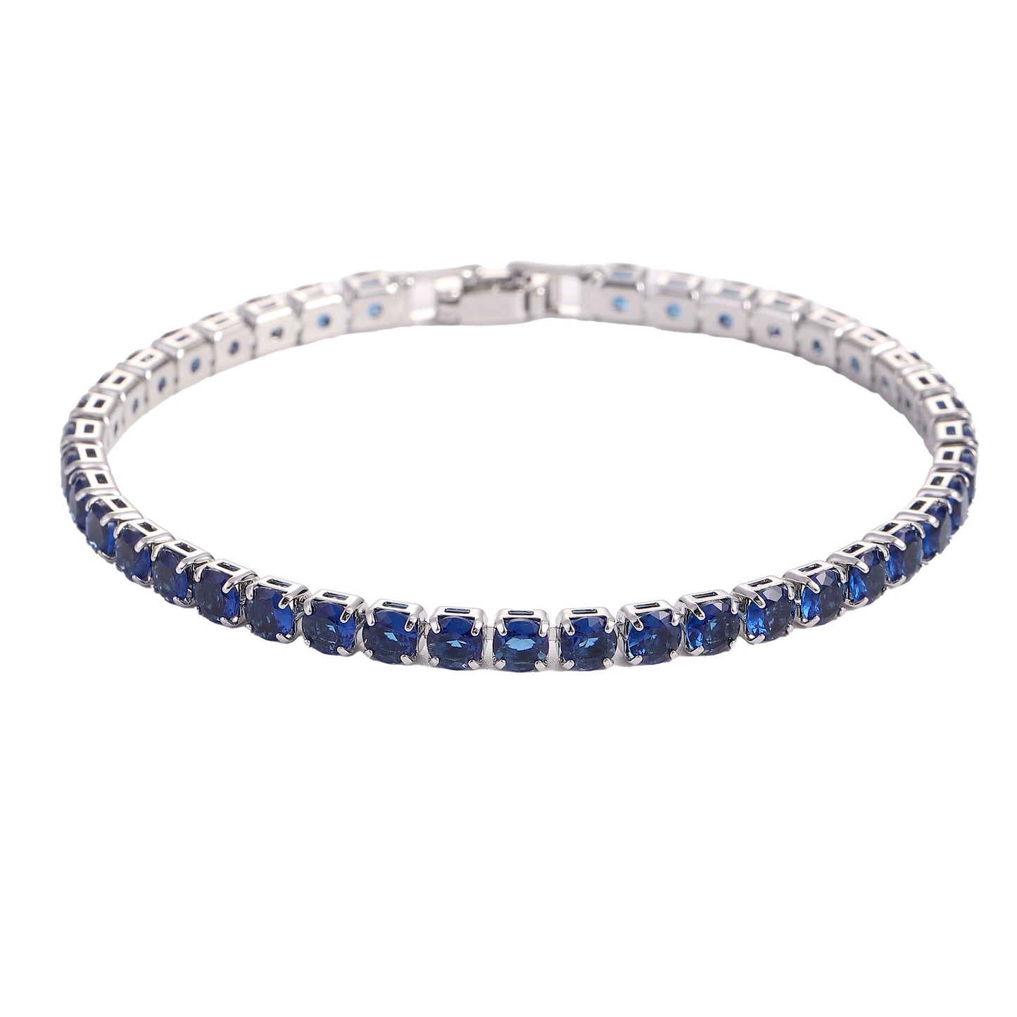 Hip Hop Micro Zircon Tennis Bracelet Set