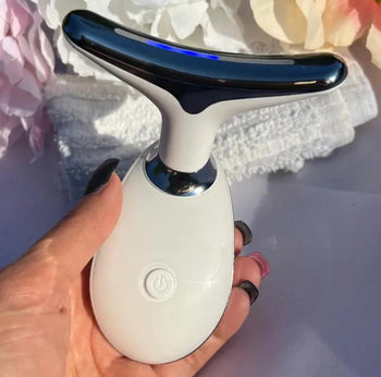 7-Color LED Microcurrent Facial & Neck Massager
