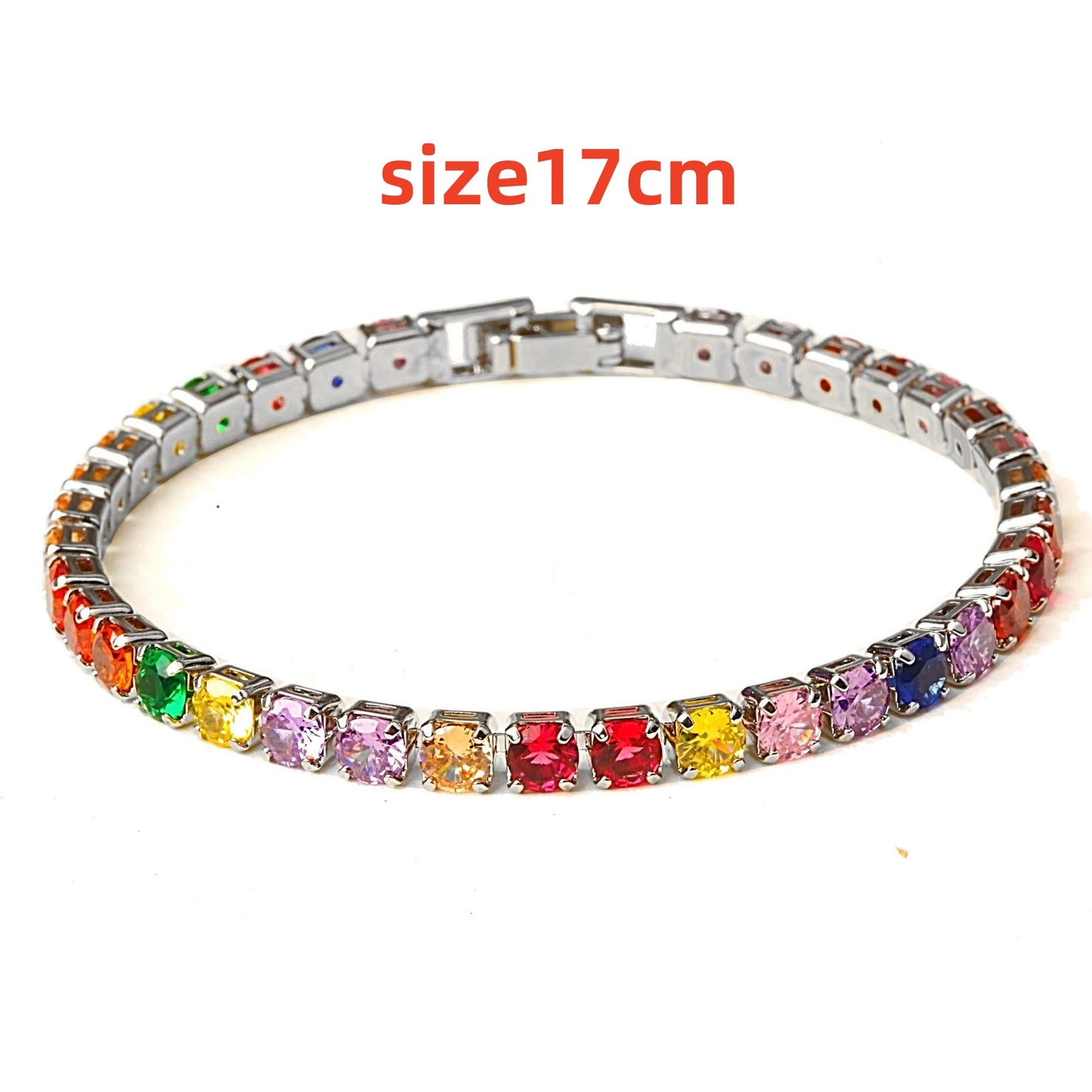Hip Hop Micro Zircon Tennis Bracelet Set